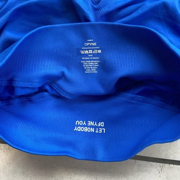 Electric Blue Dfyne Impact Shorts - Picture 3 of 3